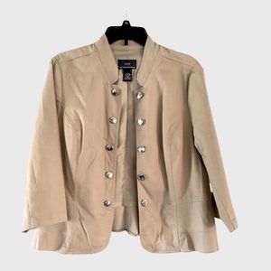 NEW YORK CLOTHING CO. 
BEIGE BLAZER